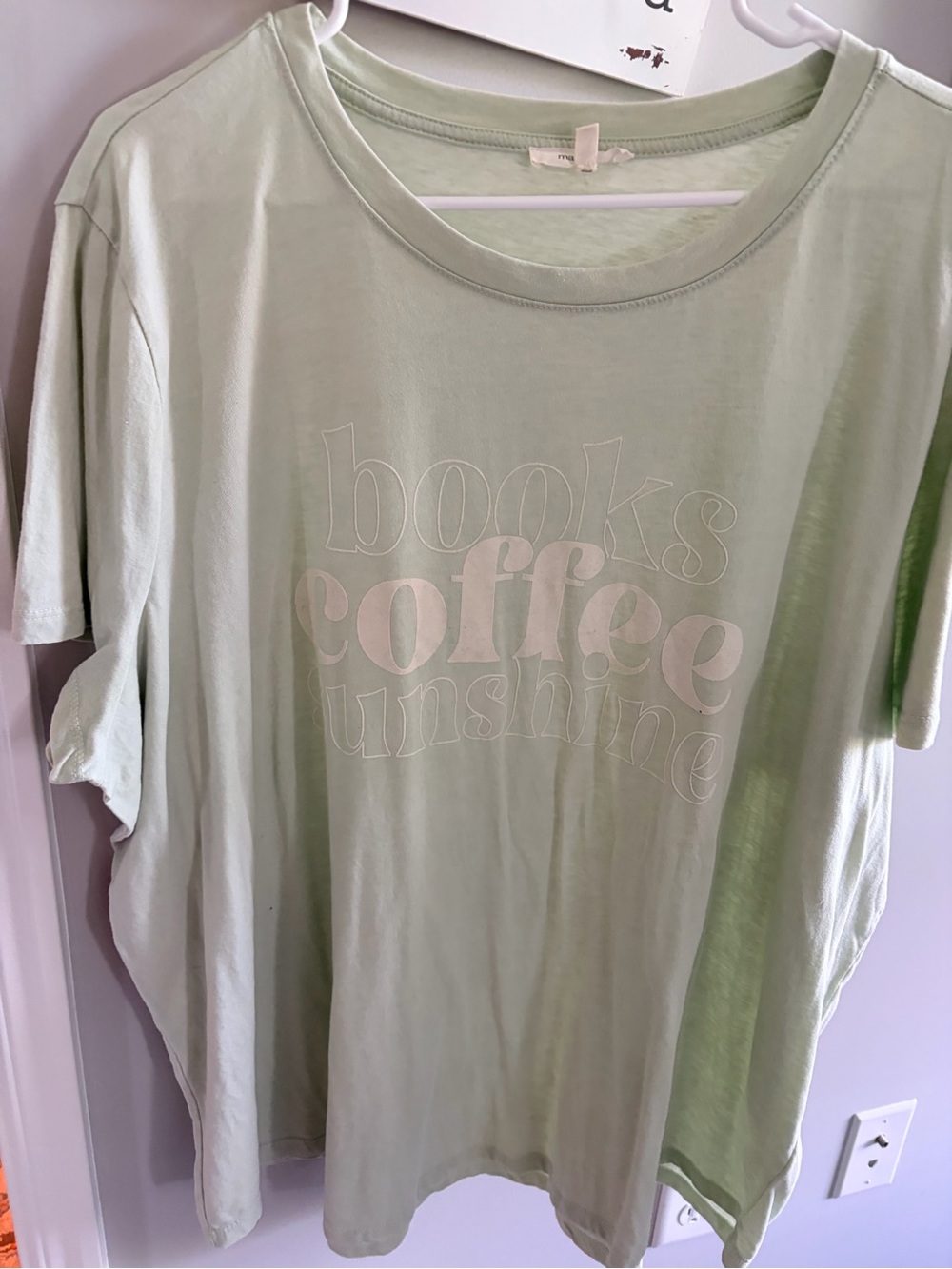 Maurices Light Sage Green Tee - Plus Size 4X